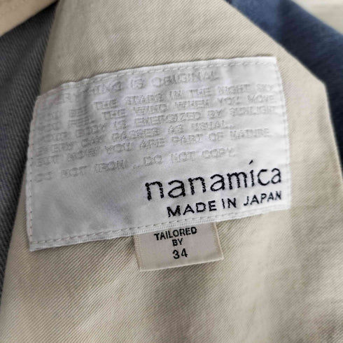 ナナミカ nanamica ワイドデニムパンツ メンズ 34