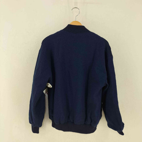 GRAND RISKA 80-90s 3B Vネック切替ニットブルゾン 肉厚 メンズ
