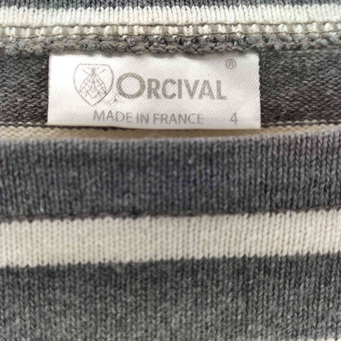 オーチバル ORCIVAL ボーダー ボートネック バスクシャツ メンズ
