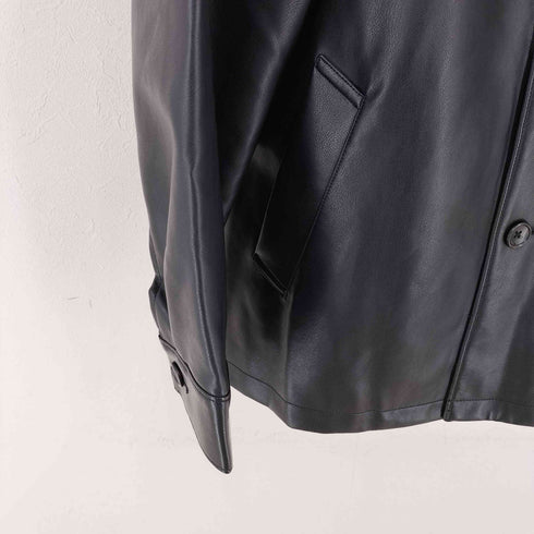 ジーユー GU 23AW フェイクレザーブルゾン メンズ JPN:M