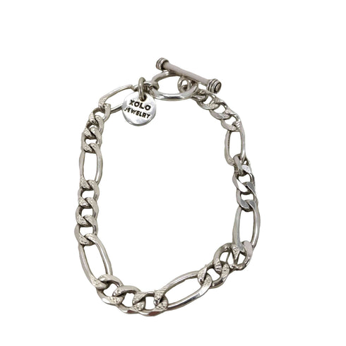 ショロメキシコ XOLO MEXICO 925 ブレスレット Mix Cut Link Bracelet メンズ