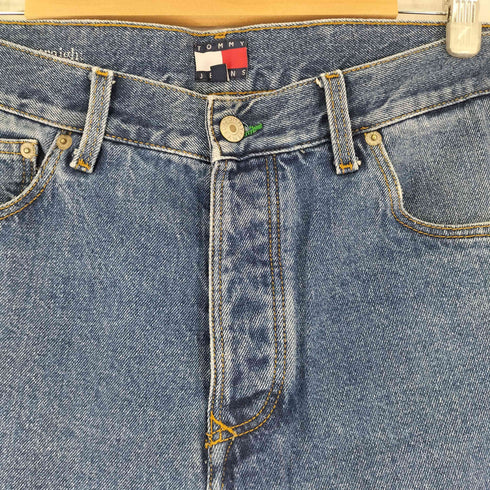 トミージーンズ tommy jeans テーパードデニムパンツ メンズ 32