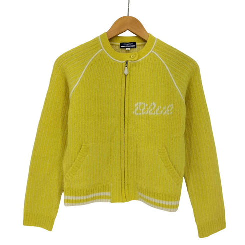 バーバリーロンドン BURBERRY LONDON ラグラン ニットジャケット レディース import:M