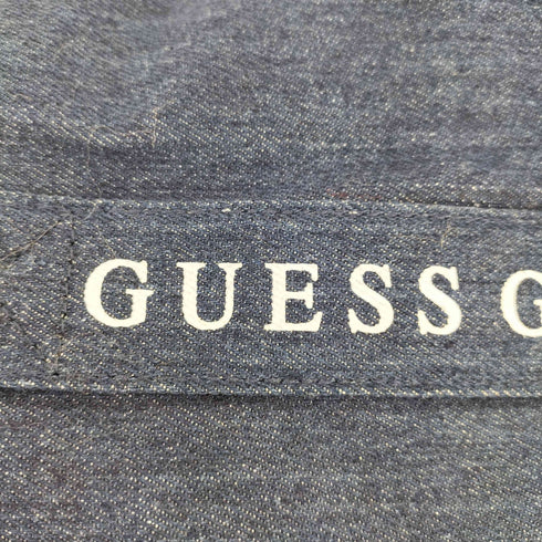 ゲスジーンズ GUESS JEANS ロゴライン デニムトートバッグ メンズ