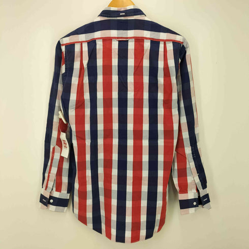 トムブラウン THOM BROWNE USA製 ブロックチェックラウンドカラーシャツ メンズ 1