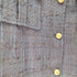 _LIUHAHA 金ボタンツイードジャケット レディース import:M