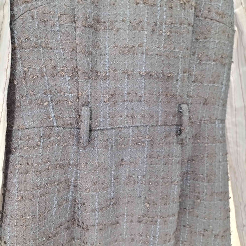 _LIUHAHA ツイード切替 L/S ワンピース レディース import:M