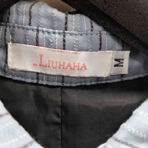 _LIUHAHA ツイード切替 L/S ワンピース レディース import:M