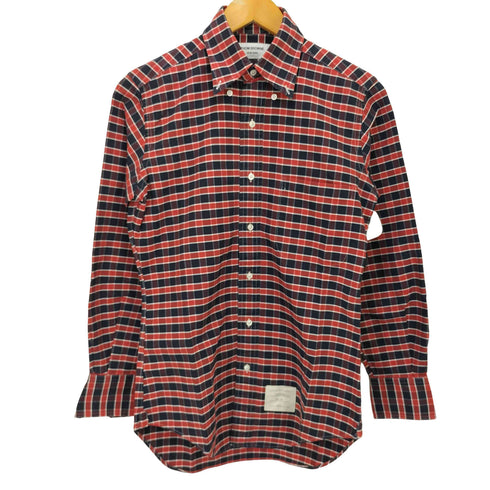 トムブラウン THOM BROWNE ブロックチェックB/Dシャツ メンズ 0