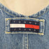トミージーンズ tommy jeans TJW 90S DUNGAREE 復刻 ロゴワッペン デニムオーバーオール レディース W S