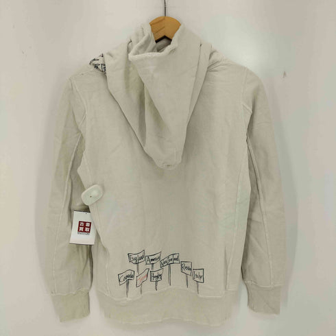 レミレリーフ REMI RELIEF 落書き ダメージ加工 プルオーバーパーカー レディース FREE