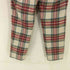 ヴィヴィアンウエストウッドレッドレーベル Vivienne Westwood RED LABEL オーブ刻印ボタン plaid pants ウールチェックパンツ レディース 2
