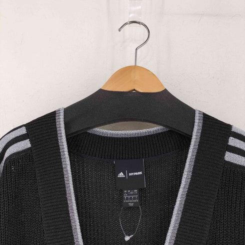 アディダス adidas x IVYPARK サイドライン オーバーサイズス ラメカーディガン レディース import:L
