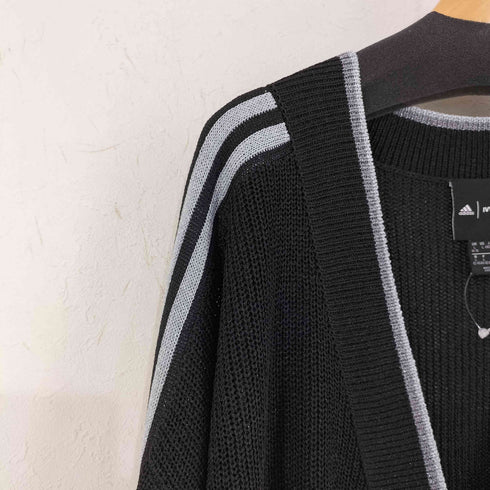 アディダス adidas x IVYPARK サイドライン オーバーサイズス ラメカーディガン レディース import:L