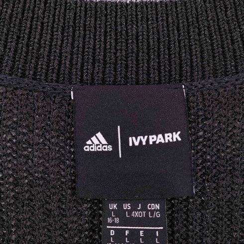 アディダス adidas x IVYPARK サイドライン オーバーサイズス ラメカーディガン レディース import:L