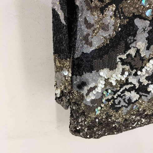 オールセインツ ALLSAINTS HAND EMBELLISHED スパンコール チュニック レディース UK:8