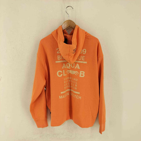 スコッチアンドソーダ SCOTCH&SODA バックプリントフーディ AQUA CLUB メンズ import:XL