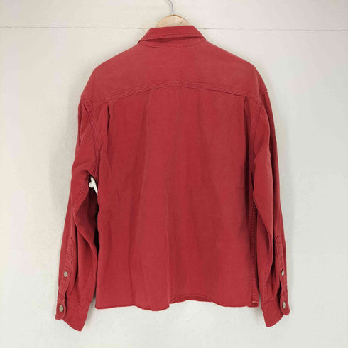 ラルフローレン RALPH LAUREN 90-00s マスターポロカントリー 裾カットオフ加工コットンシャツ メンズ JPN:M