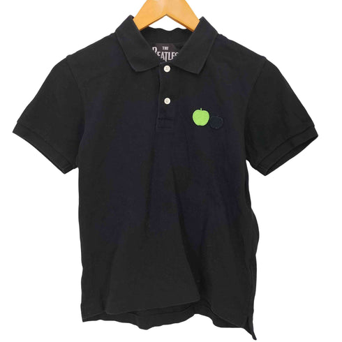 コムデギャルソン COMME des GARCONS AD2015 Polo Shirt Black with embroidered Apples レディース JPN:S