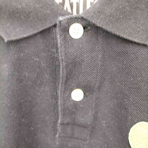 コムデギャルソン COMME des GARCONS AD2015 Polo Shirt Black with embroidered Apples レディース JPN:S