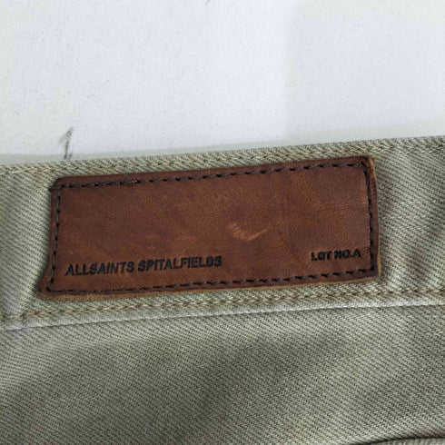 オールセインツ ALLSAINTS ボタンフライ テーパードデニムパンツ レディース W27