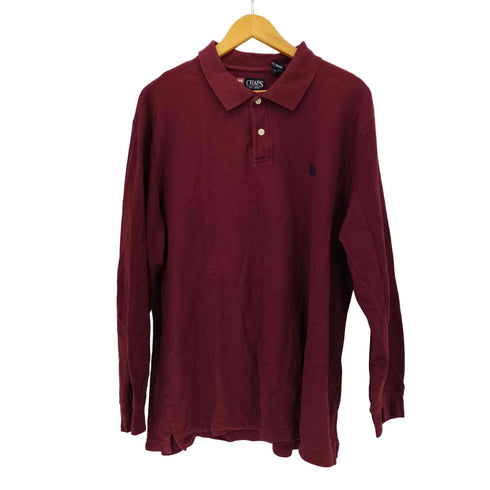 チャップス CHAPS 鹿の子L/S ポロシャツ メンズ import:XL