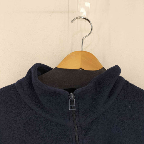 ノーティカ NAUTICA 90s MADE IN USA ロゴ刺繍 オーバーサイズフリースジャケット NAUTECH FLEECE メンズ import:XXL