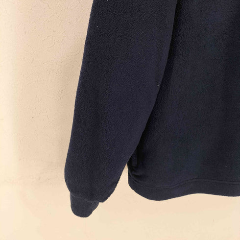 ノーティカ NAUTICA 90s MADE IN USA ロゴ刺繍 オーバーサイズフリースジャケット NAUTECH FLEECE メンズ import:XXL