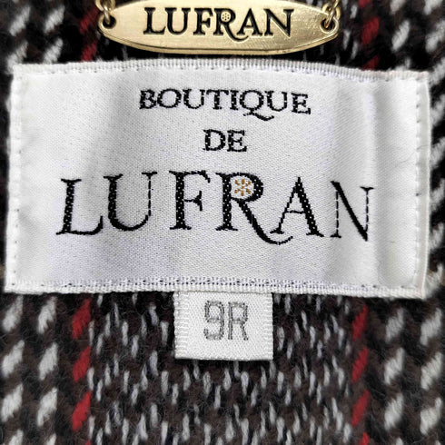 BOUTIQUE DE LUFRAN ノーカラーテーラードジャケット レディース JPN:9号