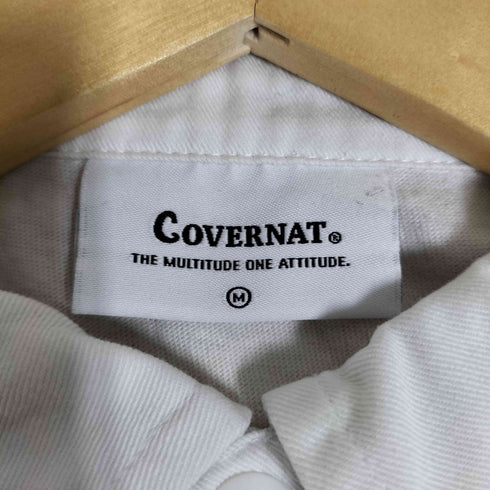 カバーナット Covernat スモールロゴワッペン バイカラー ポロシャツ メンズ JPN:M