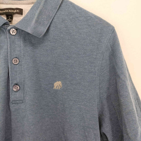 バナナリパブリック BANANA REPUBLIC ロゴ刺繍ポロシャツ メンズ JPN:L