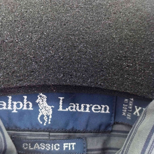 ラルフローレン RALPH LAUREN classic fit ストライプ S/S BD シャツ メンズ JPN:XL