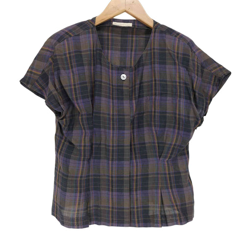 バーバリーズ BURBERRYS チェック柄シャツブラウス レディース JPN:7号