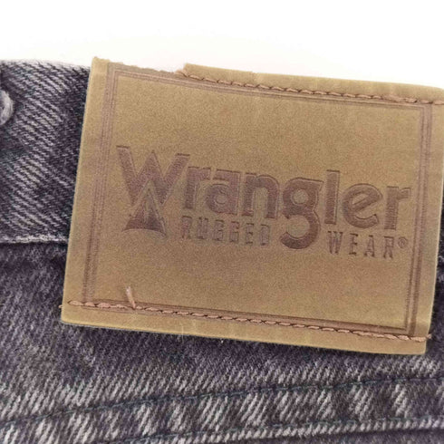 ラングラー Wrangler ブラックデニムパンツ メンズ 38/34