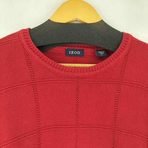 IZOD ロゴ刺繍 コットンニット メンズ JPN:L