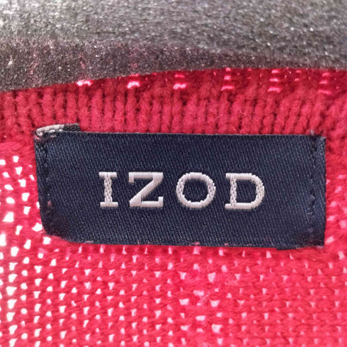 IZOD ロゴ刺繍 コットンニット メンズ JPN:L