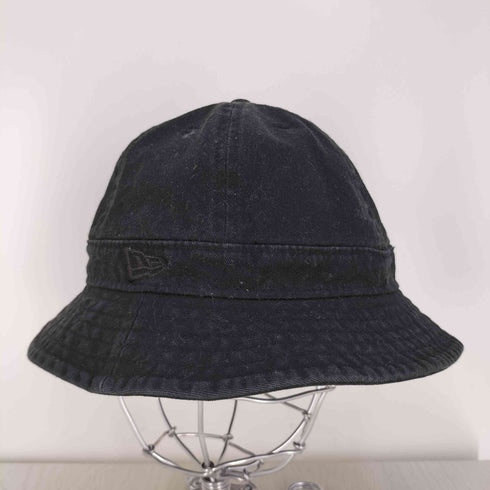 ニューエラ NEW ERA ロゴ刺繍 ブラックデニム バケットハット レディース