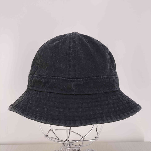 ニューエラ NEW ERA ロゴ刺繍 ブラックデニム バケットハット レディース