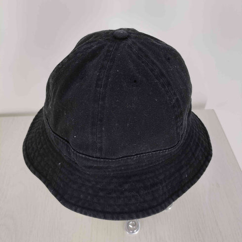 ニューエラ NEW ERA ロゴ刺繍 ブラックデニム バケットハット レディース