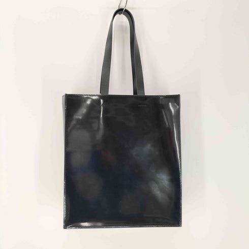 ユニクロプラスジェイ UNIQLO+J LEATHER TOTE エナメル レザートートバッグ レディース
