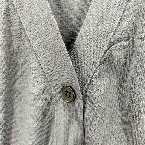ユニクロプラスジェイ UNIQLO+J シルクコットンVネックカーディガン レディース JPN:L