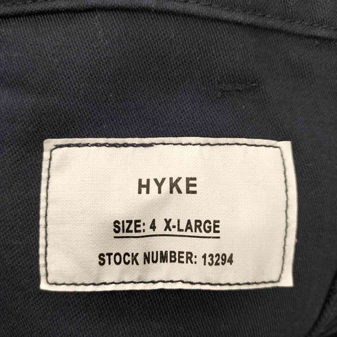 ハイク HYKE BACK SATIN BAKER PANTS メンズ JPN:4
