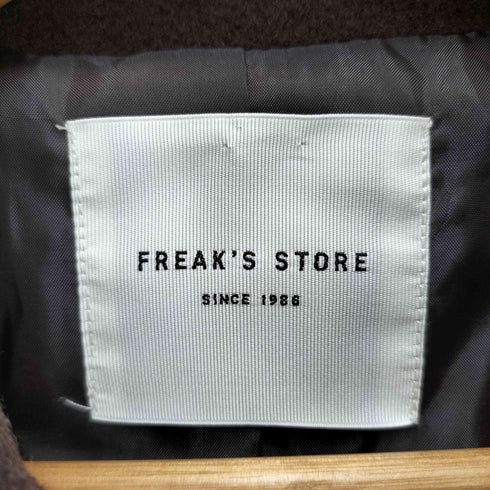 フリークスストア FREAKS STORE ビーバーロングステンカラーコート レディース F