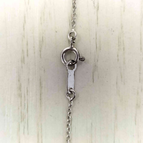 Crossfor SILVER925刻印 ジルコニア クロストップ ネックレス レディース