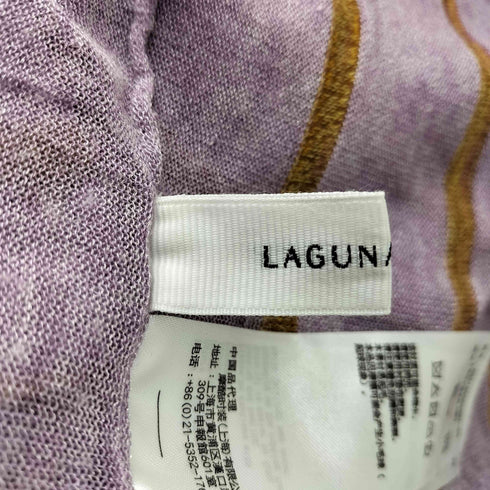 ラグナムーン LAGUNAMOON シアーレインボーニットワンピース レディース JPN:M