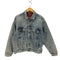 リーバイス Levis 刻印527 裏地ネルチェック柄デニムジャケット メンズ US:34