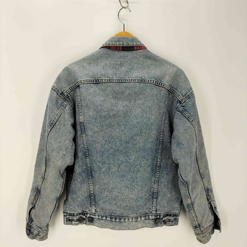 リーバイス Levis 刻印527 裏地ネルチェック柄デニムジャケット メンズ US:34