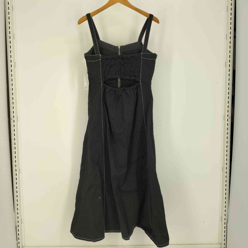 ムルーア MURUA 24SS デニム フロント ジップ キャミ ワンピース レディース FREE