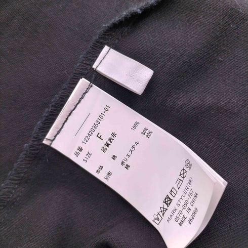 ムルーア MURUA 24SS デニム フロント ジップ キャミ ワンピース レディース FREE