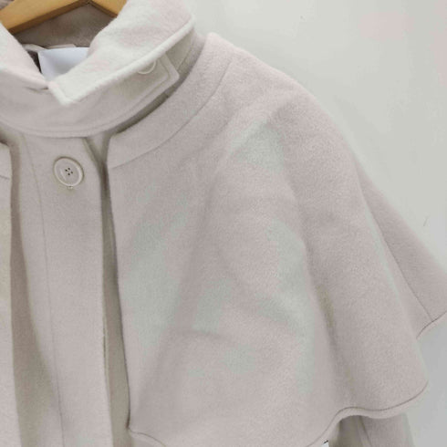 エミアトリエ emmi atelier ECO WOOLケープ付きロングコート レディース JPN:1